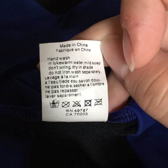 Profile by Gottex Blue Starlet Molded Bra Swim Top Size 6 - Picture 9 of 10